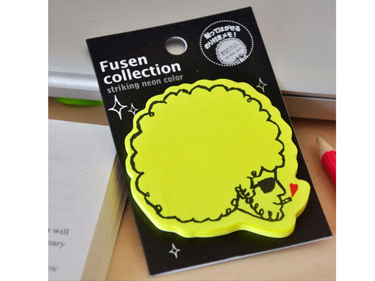 neon color sticky notes set